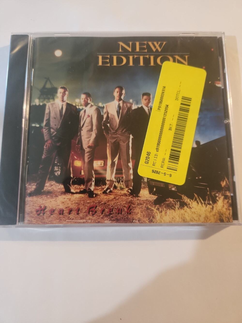 Heart Break by New Edition (CD, 1990) Sealed New SMALL Crack On Back Of Case
